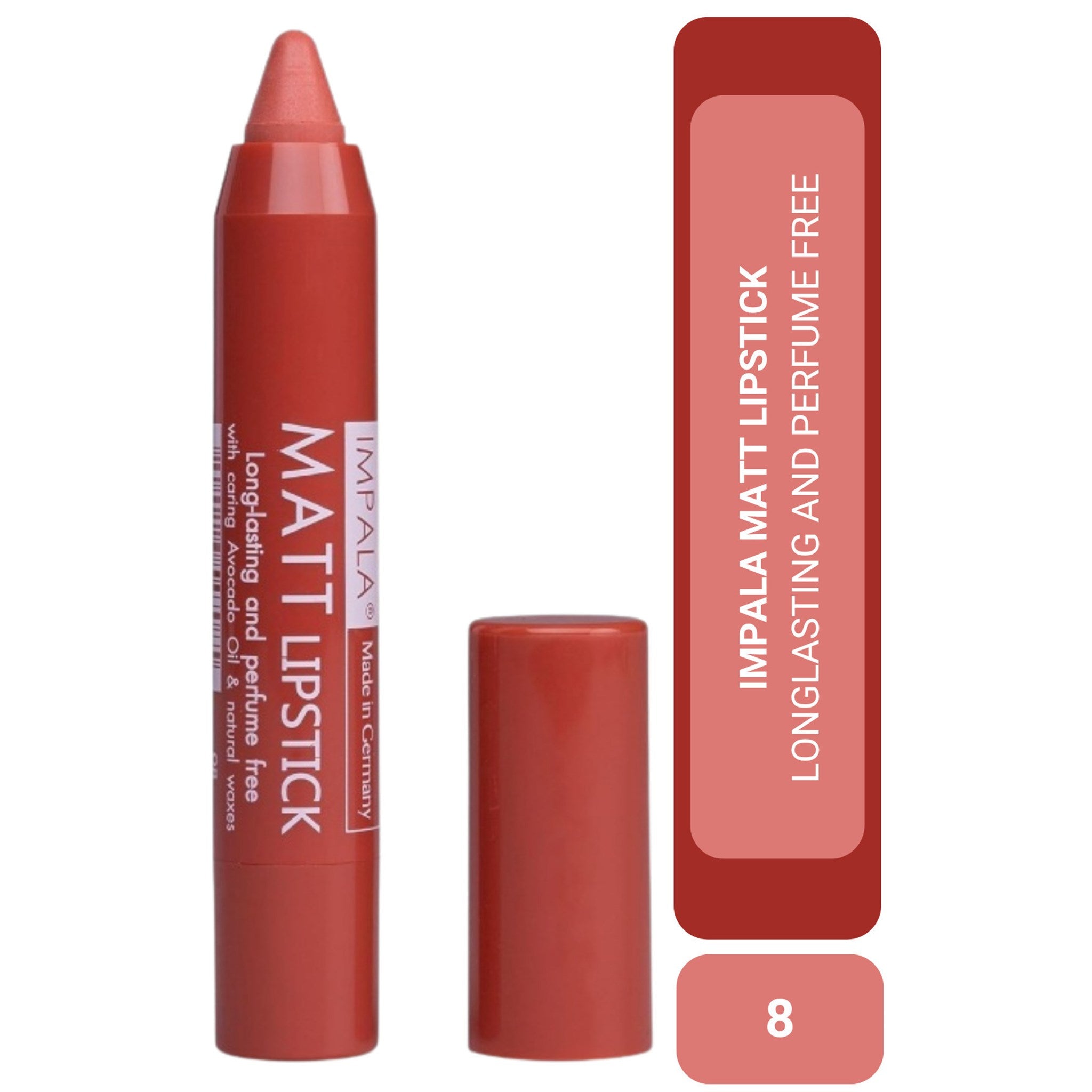 Ruj - Automatic Matt Lipstick No 08 rose amber