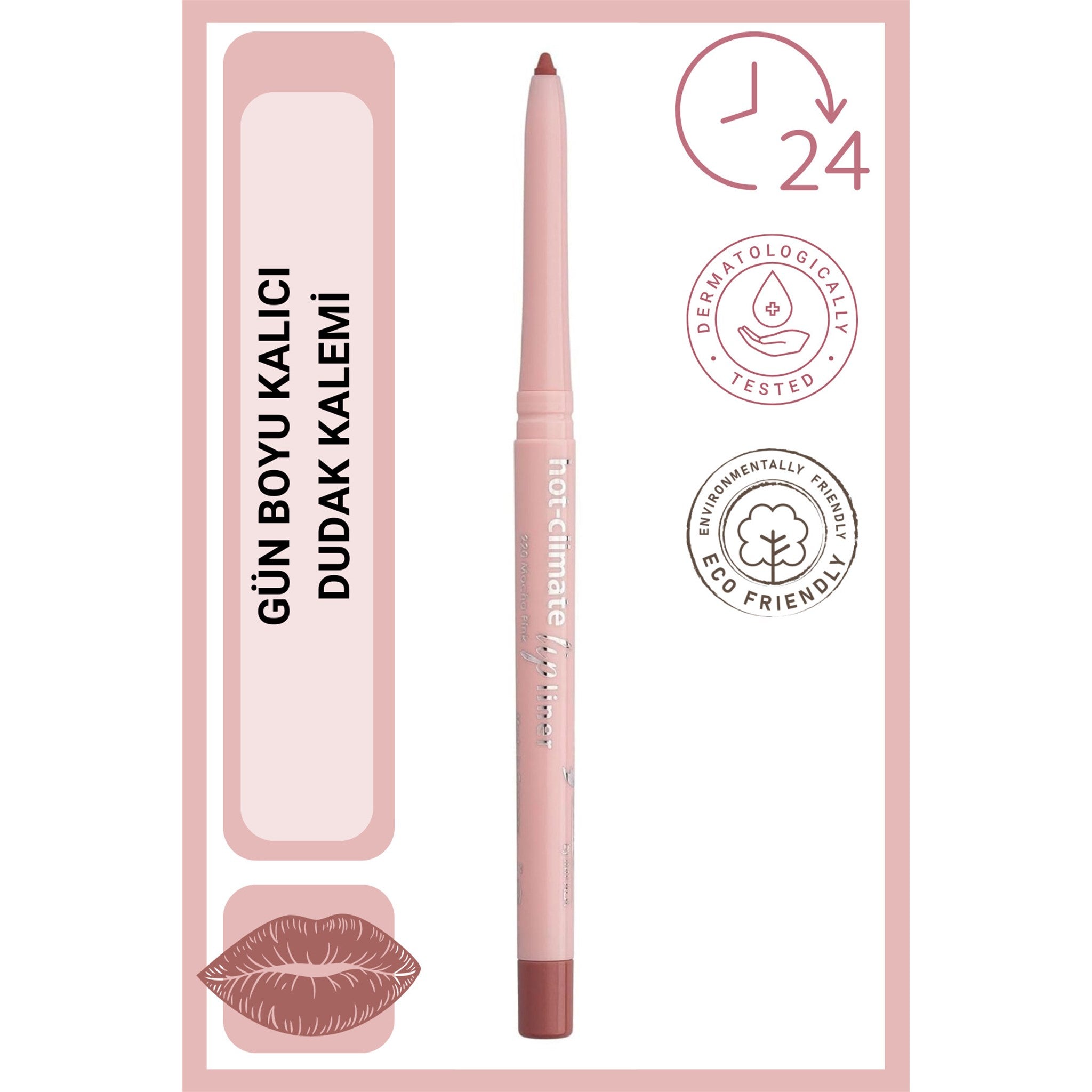 ORYX Lip Pencil Hot-Climate No: 201 Gül Kurusu