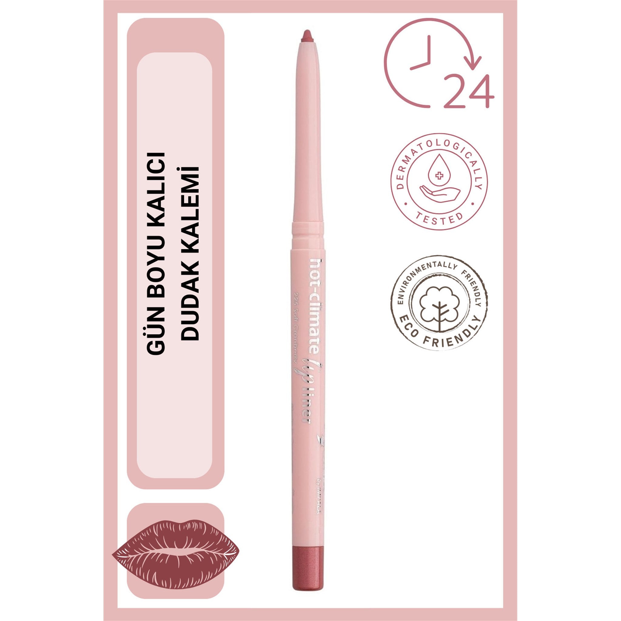 ORYX Lip Pencil Hot-Climate No: 201 Gül Kurusu