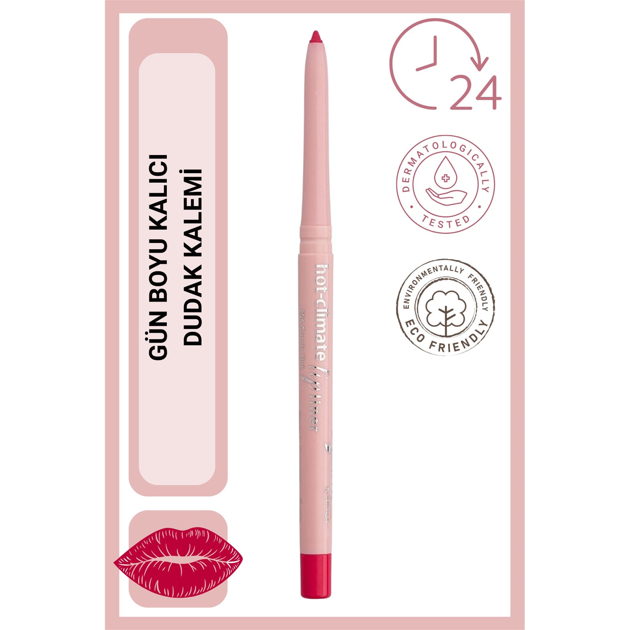 ORYX Lip Pencil Hot-Climate No: 201 Gül Kurusu