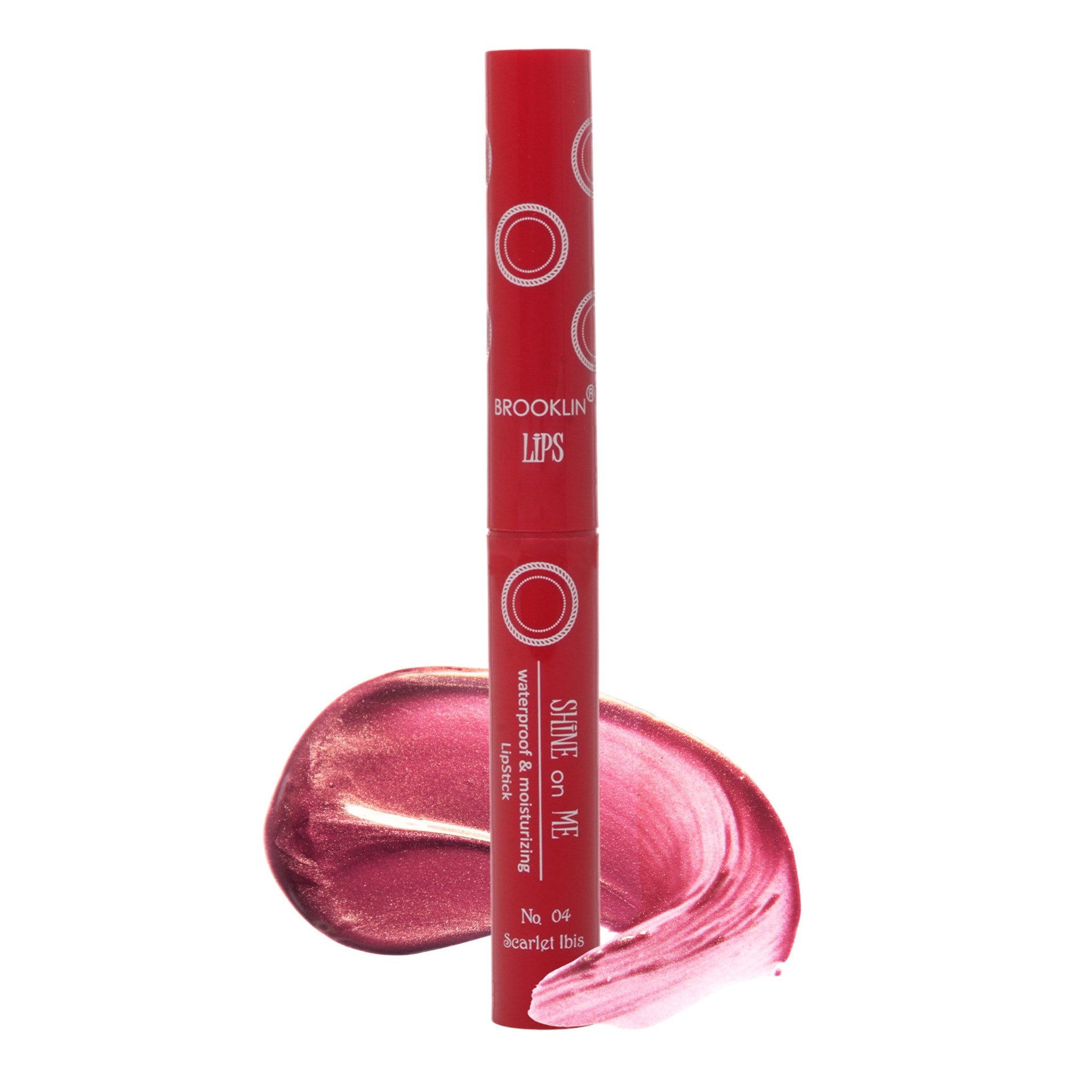 Ruj - LIPSTICK SHINE on ME No 04 scarlet ibis