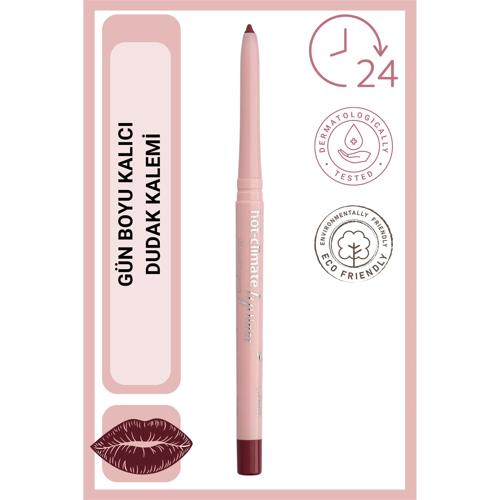 ORYX Lip Pencil Hot-Climate No: 201 Gül Kurusu