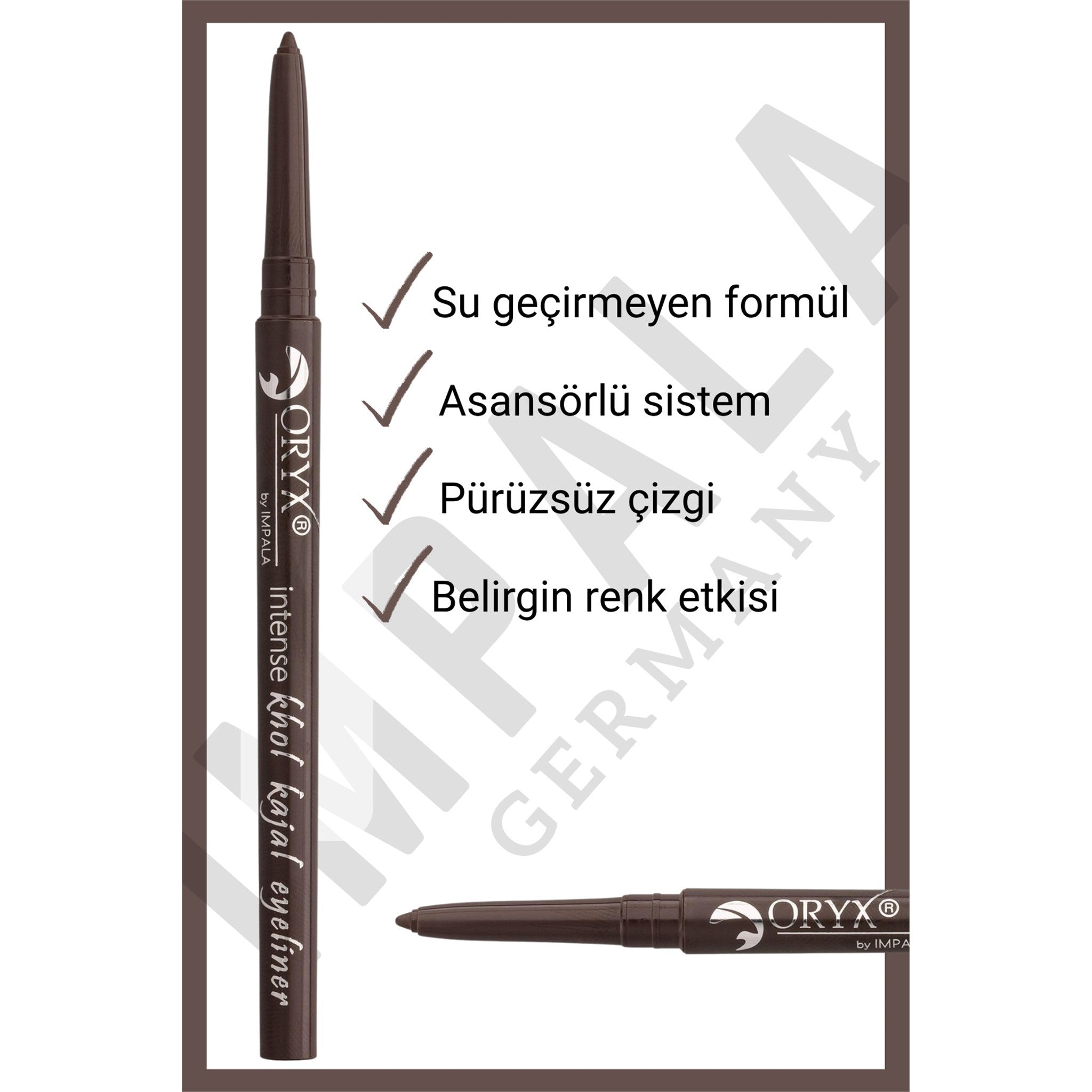 ORYX KHOL KAJAL Göz Kalemi No:1 Siyah-Yeşil
