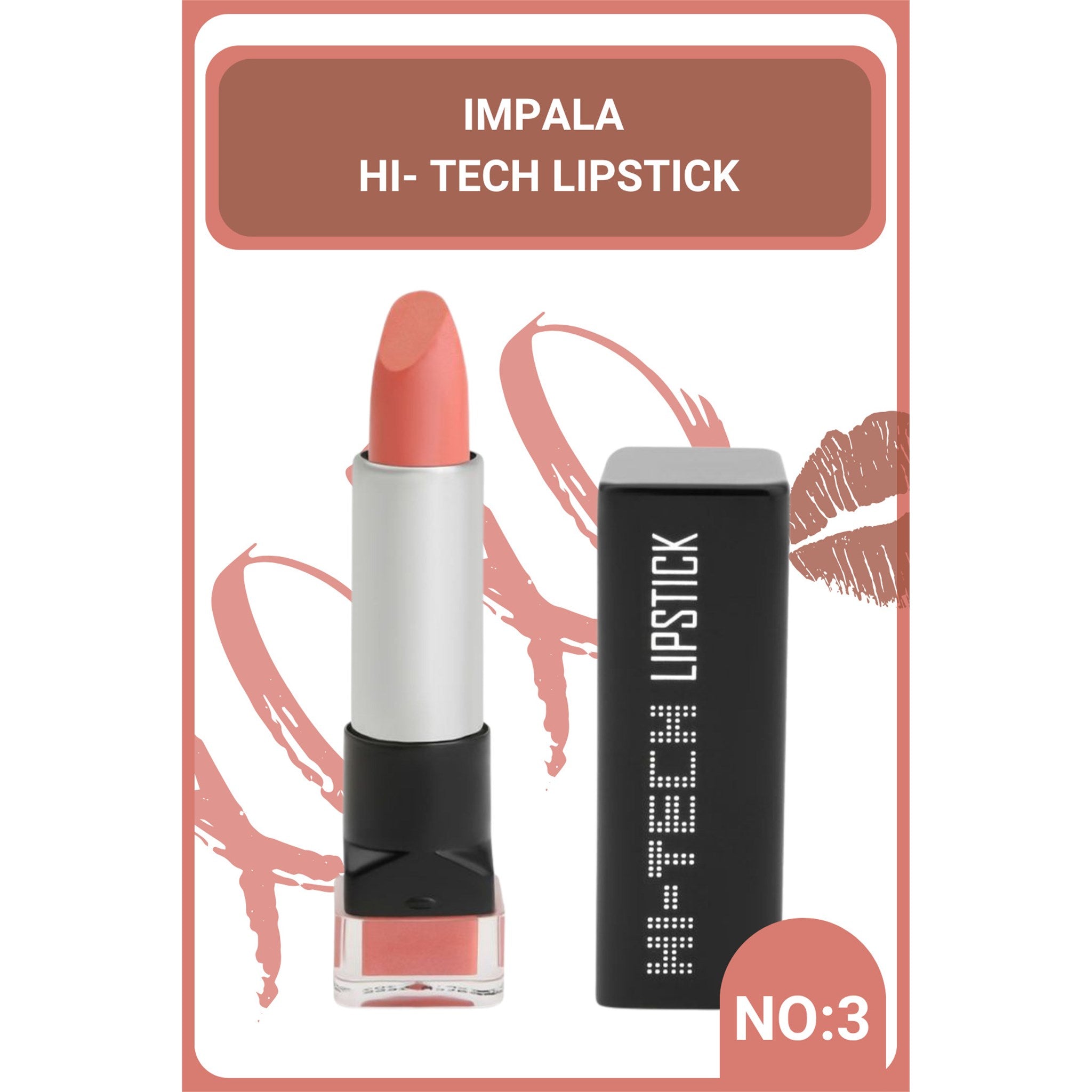 Ruj Koyu Mercan - Cream Lipstick No: 3