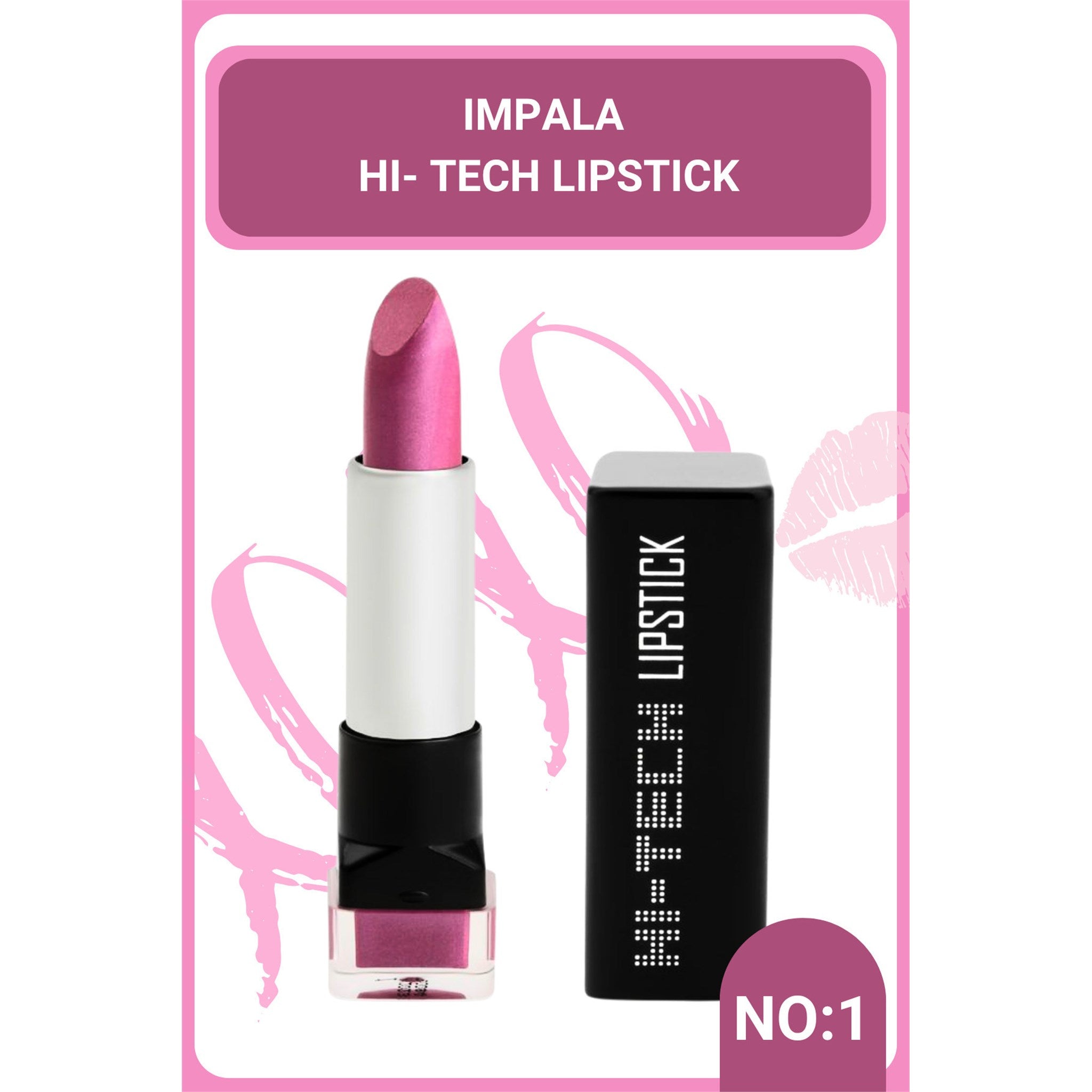 Ruj Metalik Menekşe - Cream Lipstick No: 1