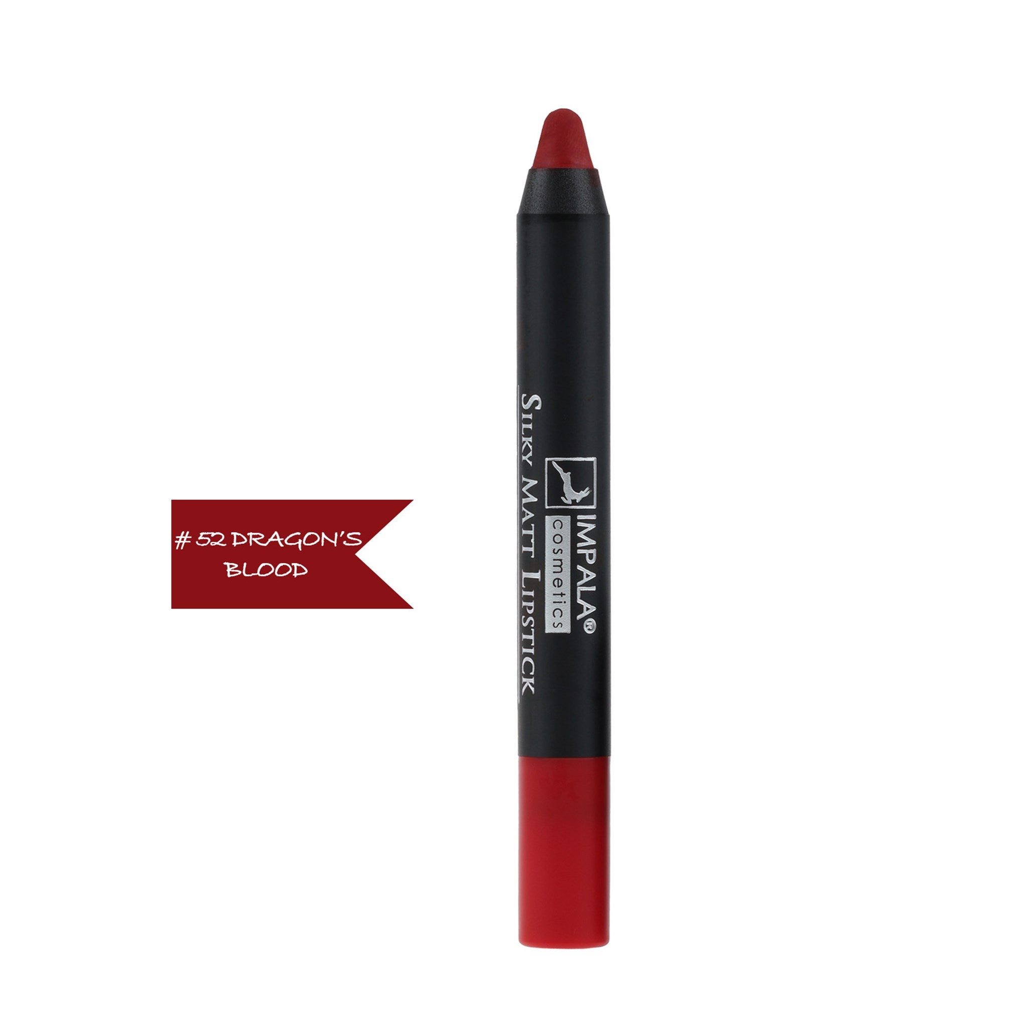 Dudak Kalemi - Silky Matt Lipstick - Uzun Süre Kalıcı & Suya Dayanıklı No 52 dragon's blood