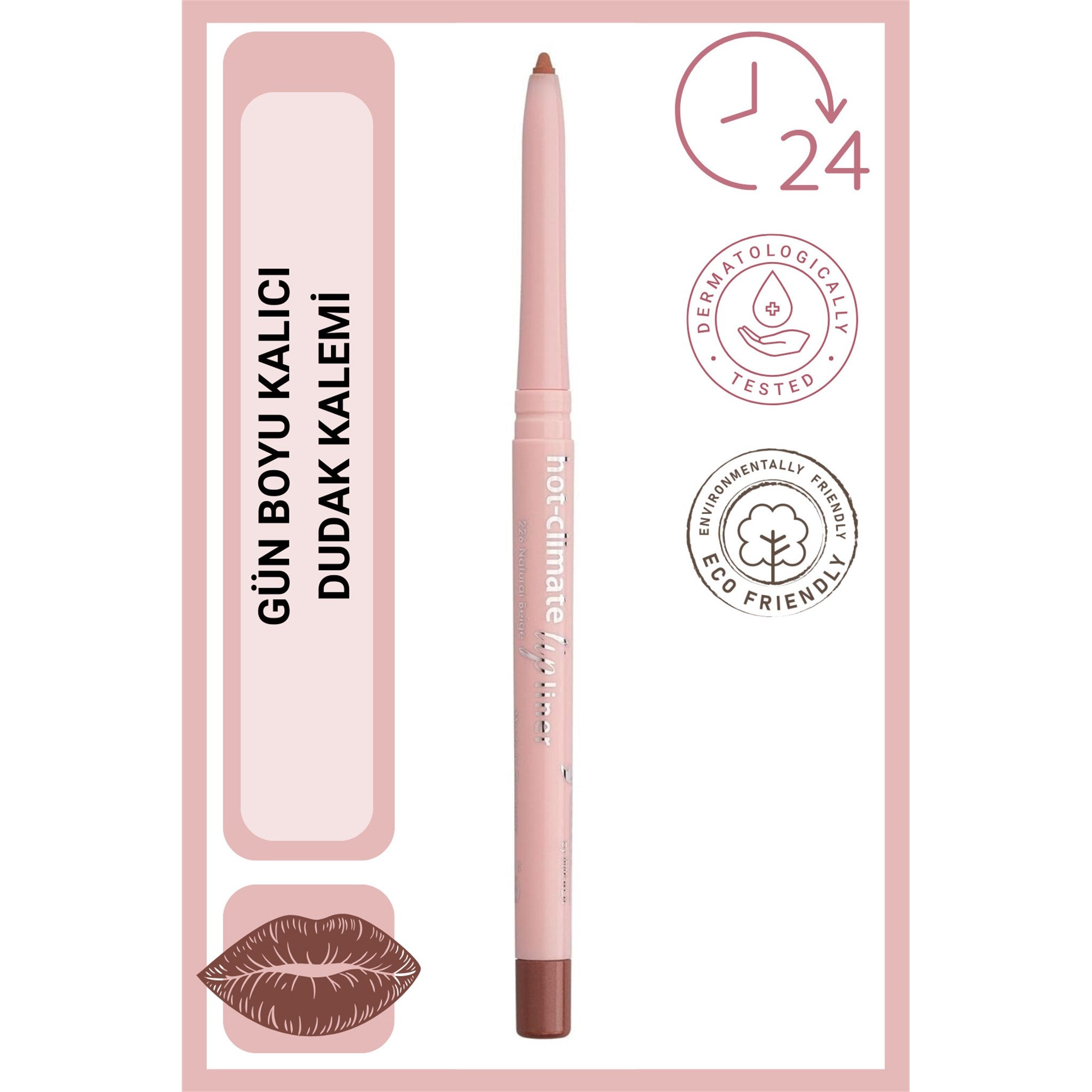 ORYX Lip Pencil Hot-Climate No: 226 Doğal Bej