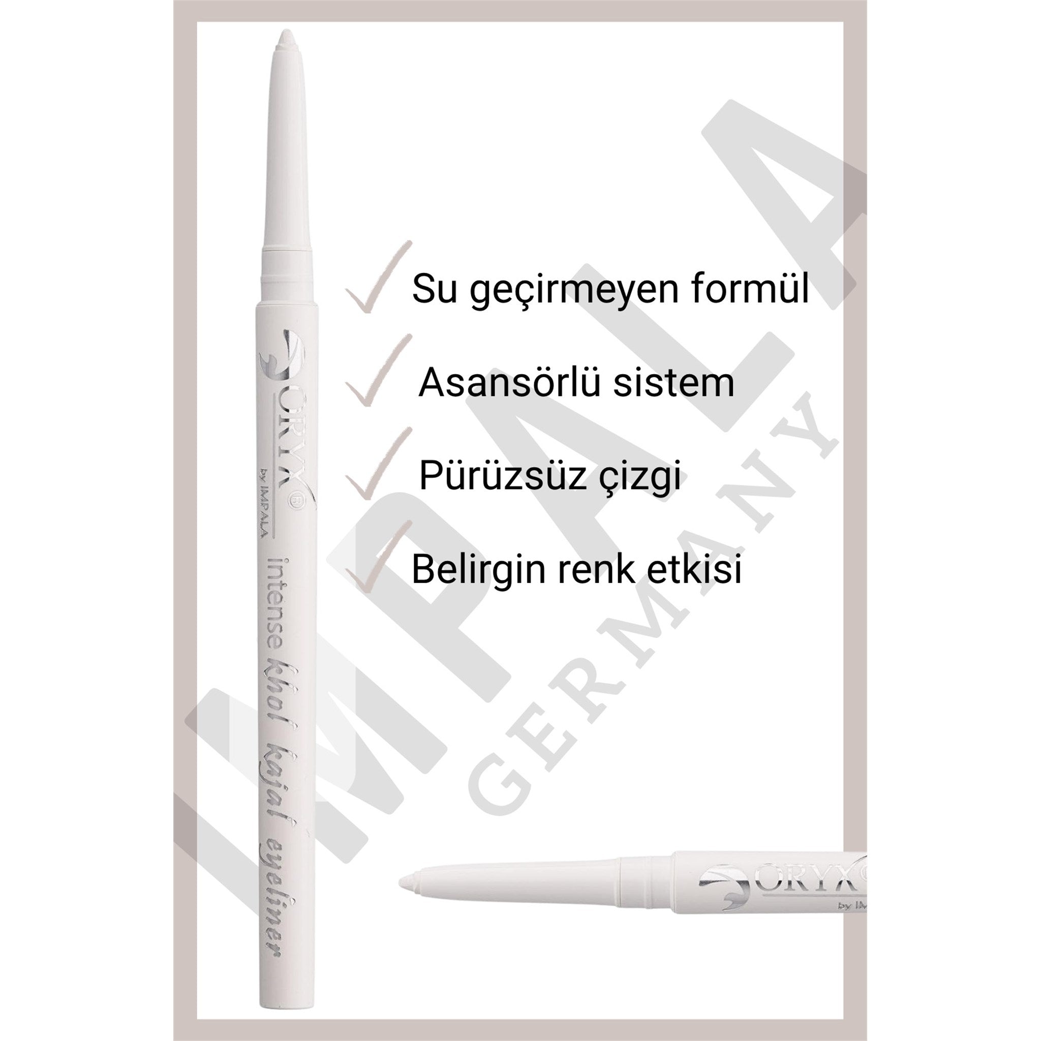 ORYX KHOL KAJAL Göz Kalemi No.12 Canlı Beyaz
