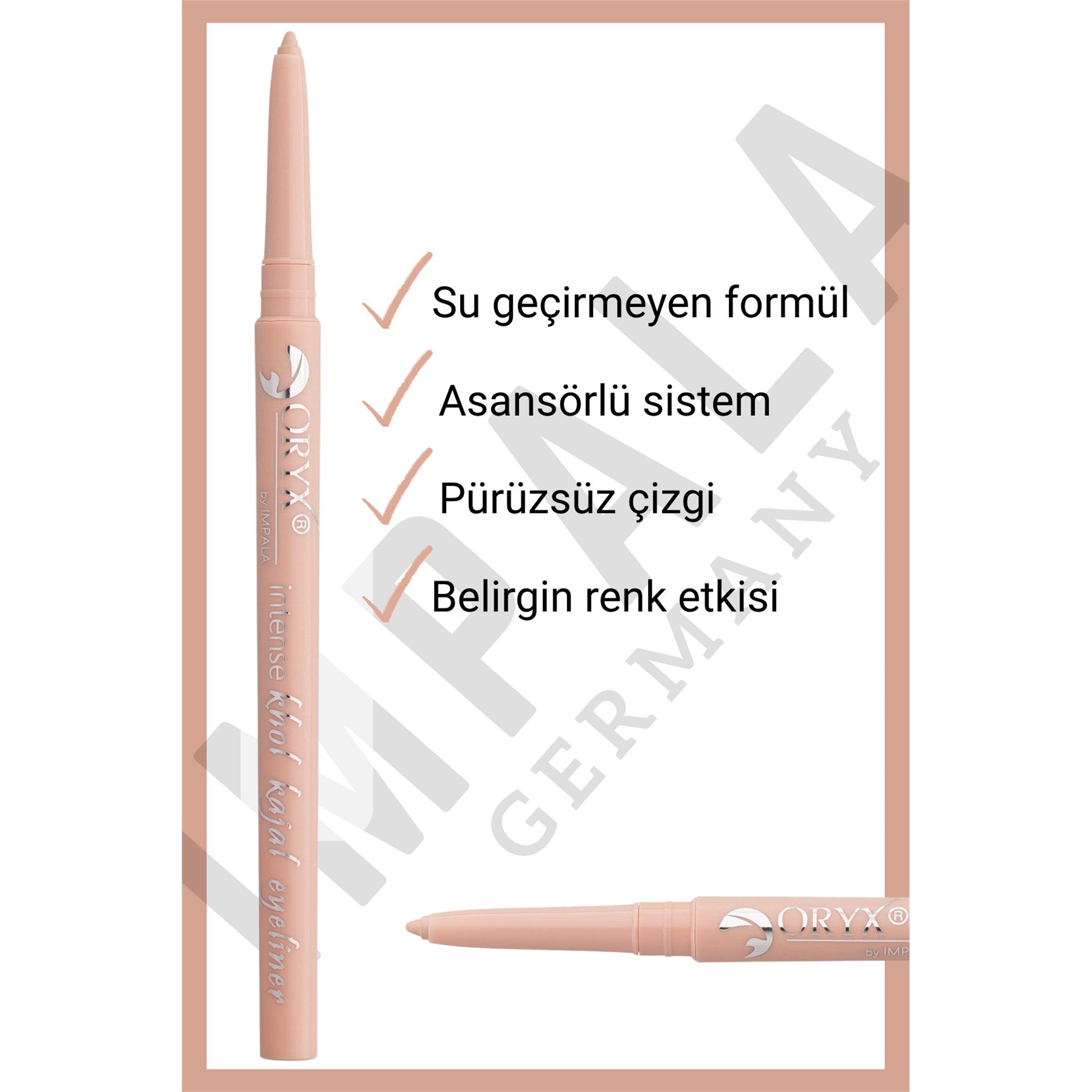 ORYX KHOL KAJAL Göz Kalemi No:7 Ten Rengi Krem
