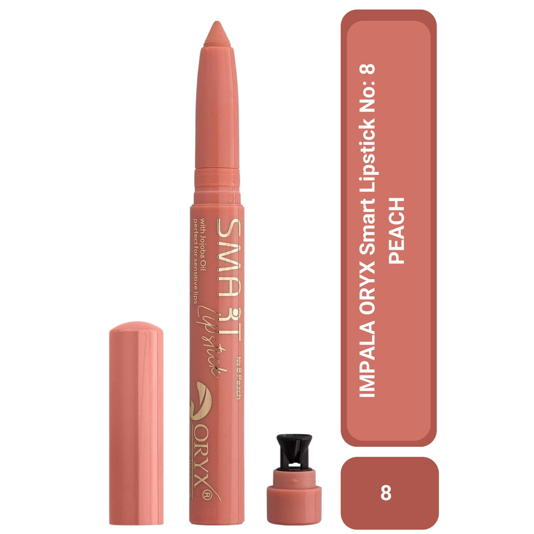 Ruj - ORYX Smart Lipstick No: 8 PEACH / ŞEFTALİ
