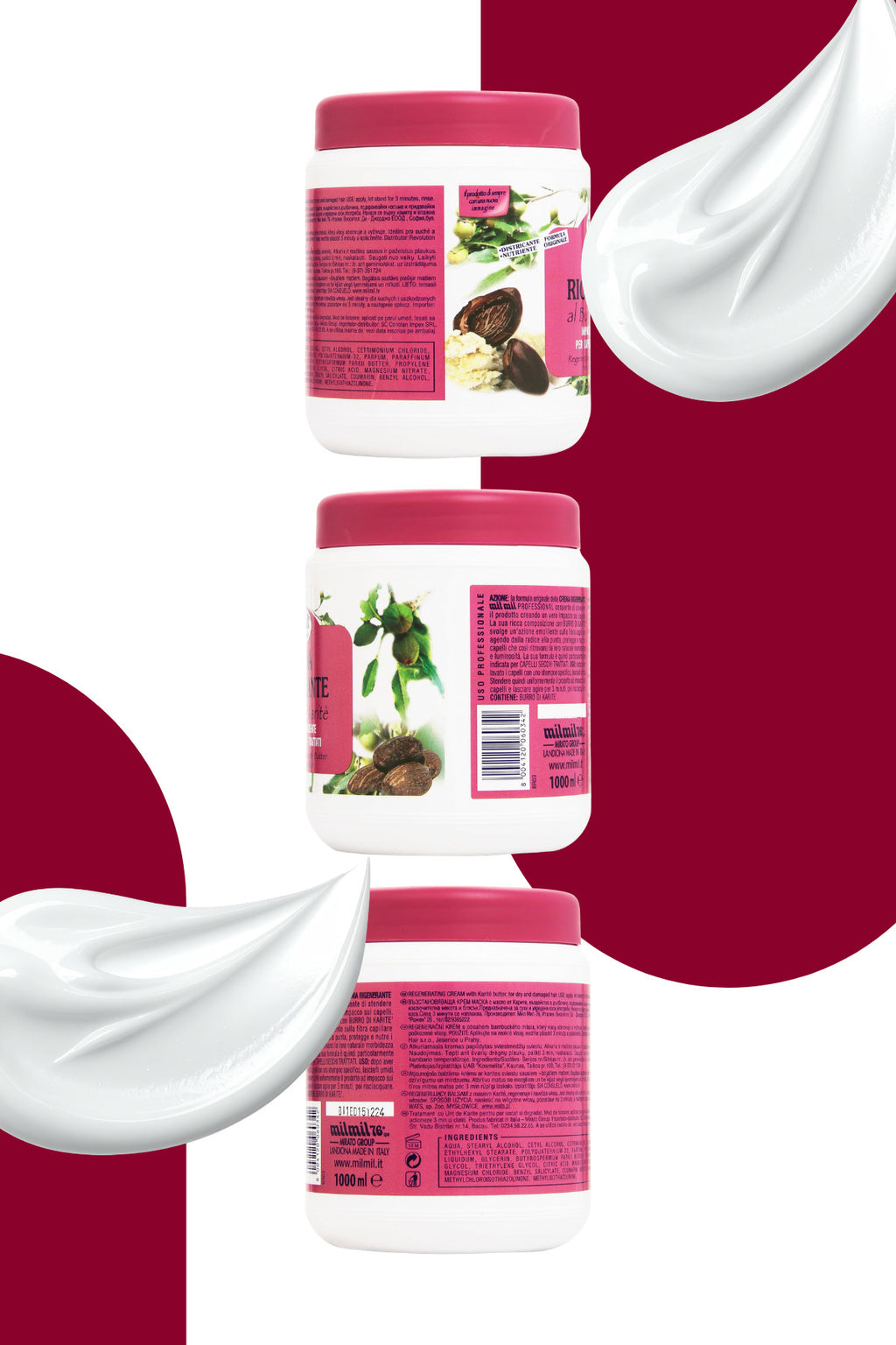 Yenileyici Shea Butter Saç Maskesi Kremi 1000 ml
