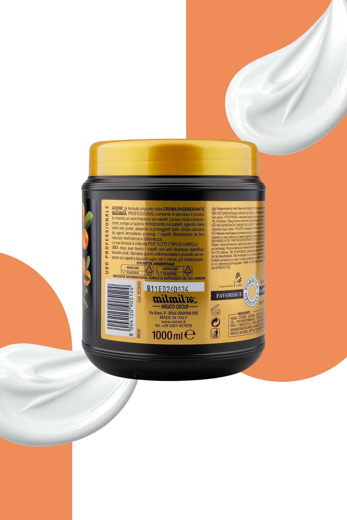 Yenileyici Argan Saç maskesi Kremi 1000 ml