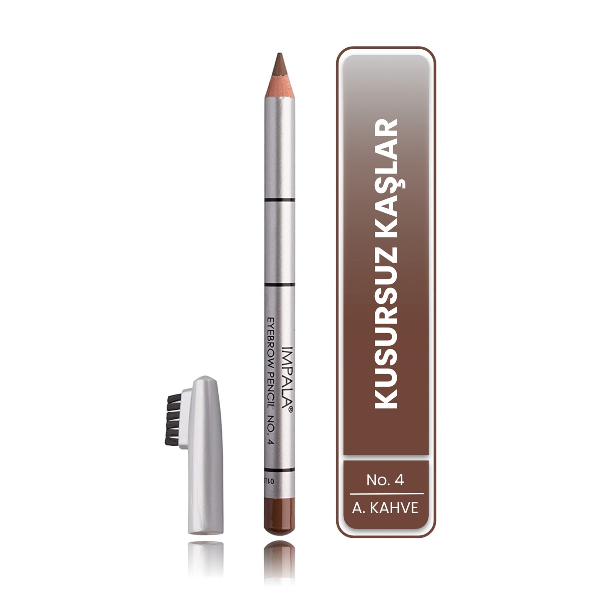 Kaş Kalemi - Eyebrow Pencil No: 4 (AÇIK KAHVE)