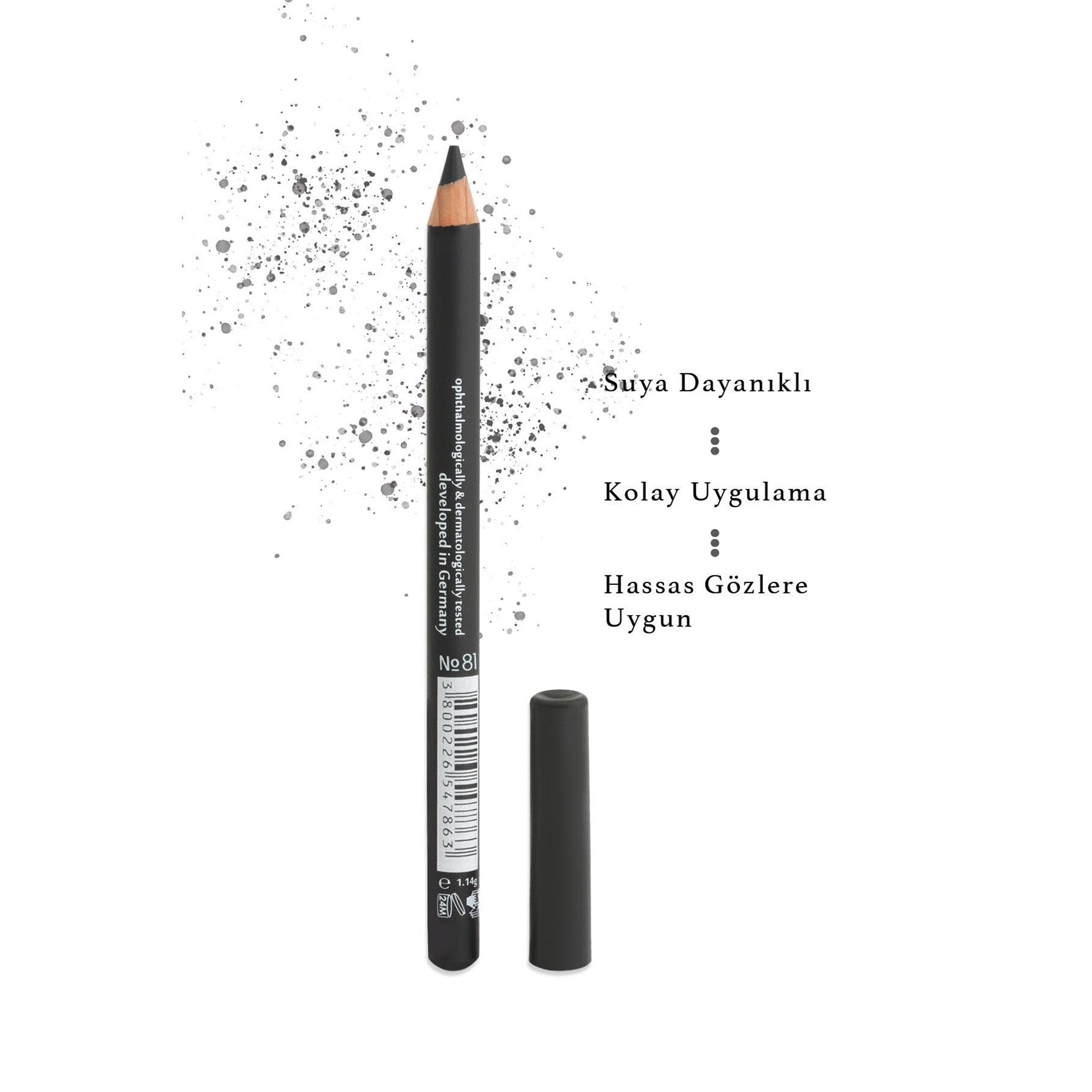 Göz Kalemi - Khol Kajal Eye Pencıl No: 81 (DERİN SİYAH)