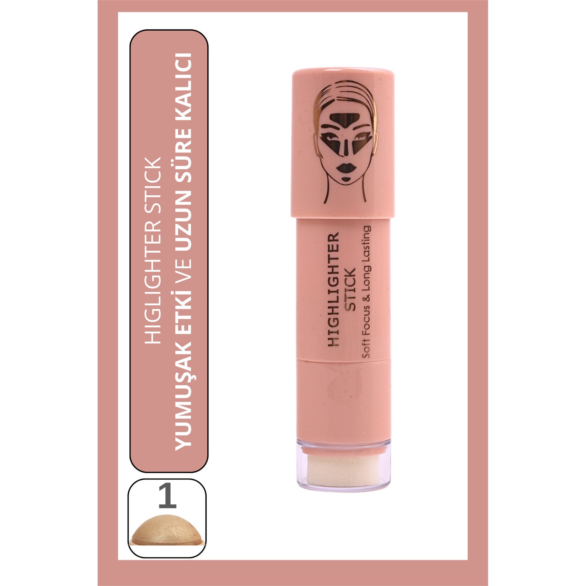 Highlighter  Kalem - Highlighter Stick (Atomatic) No : 01