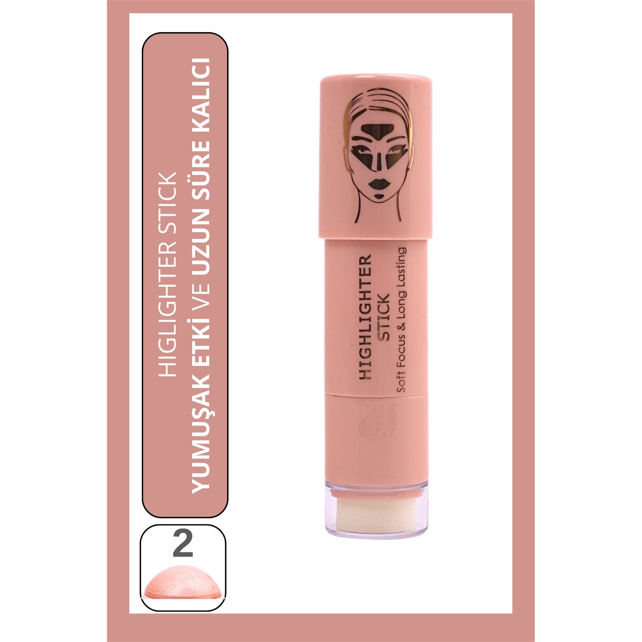 Highlighter  Kalem - Highlighter Stick (Atomatic) No : 02