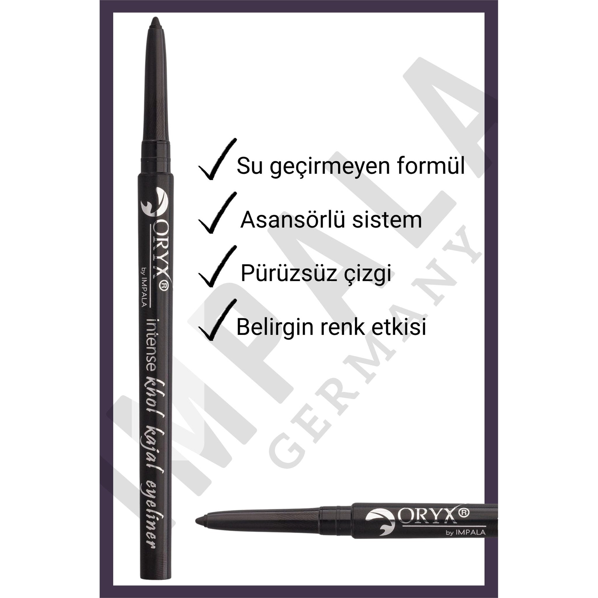 ORYX KHOL KAJAL Göz Kalemi No:1 Siyah-Yeşil