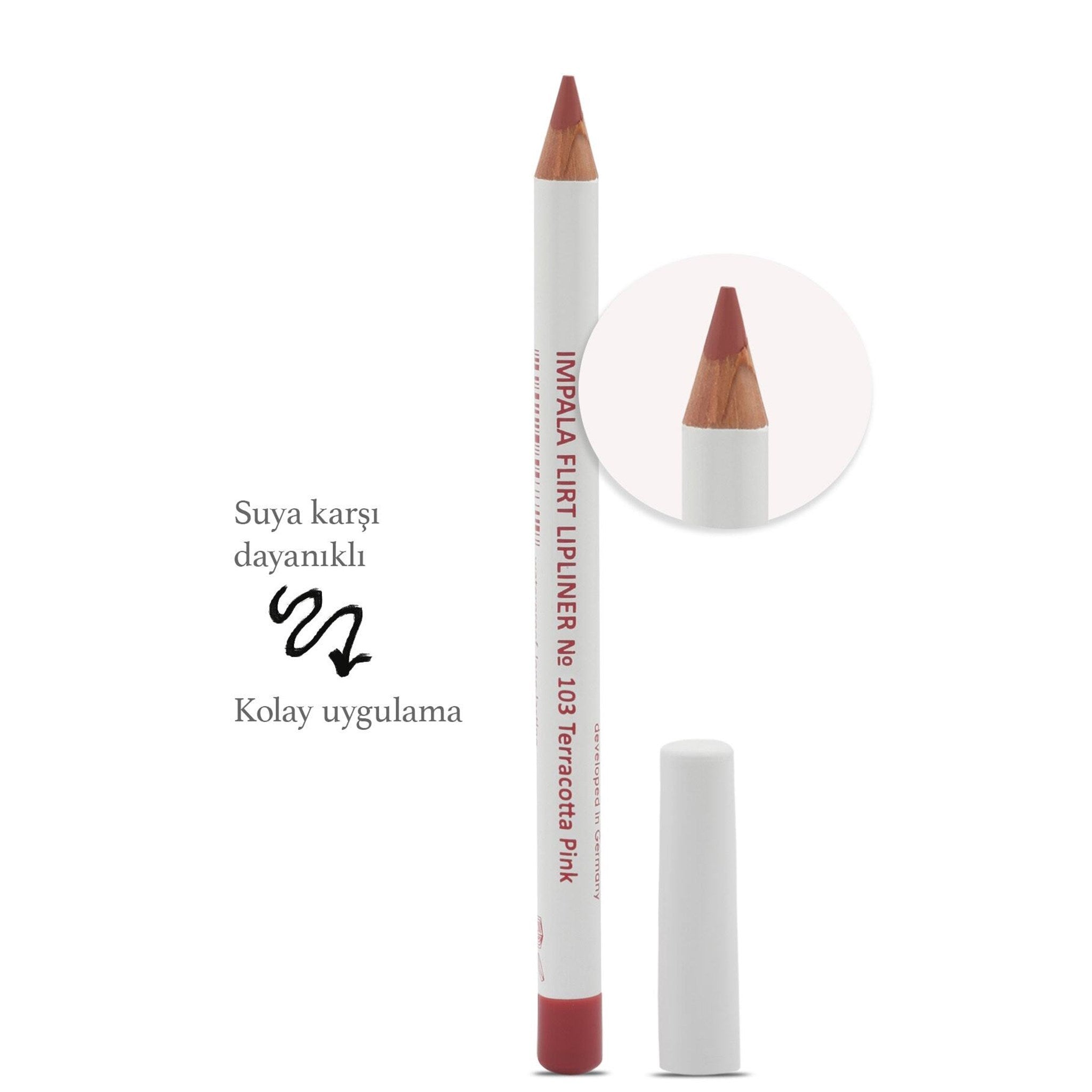 Dudak Kalemi - Flirt Pencil Lipliner No: 103(TOPRAK PEMBE)