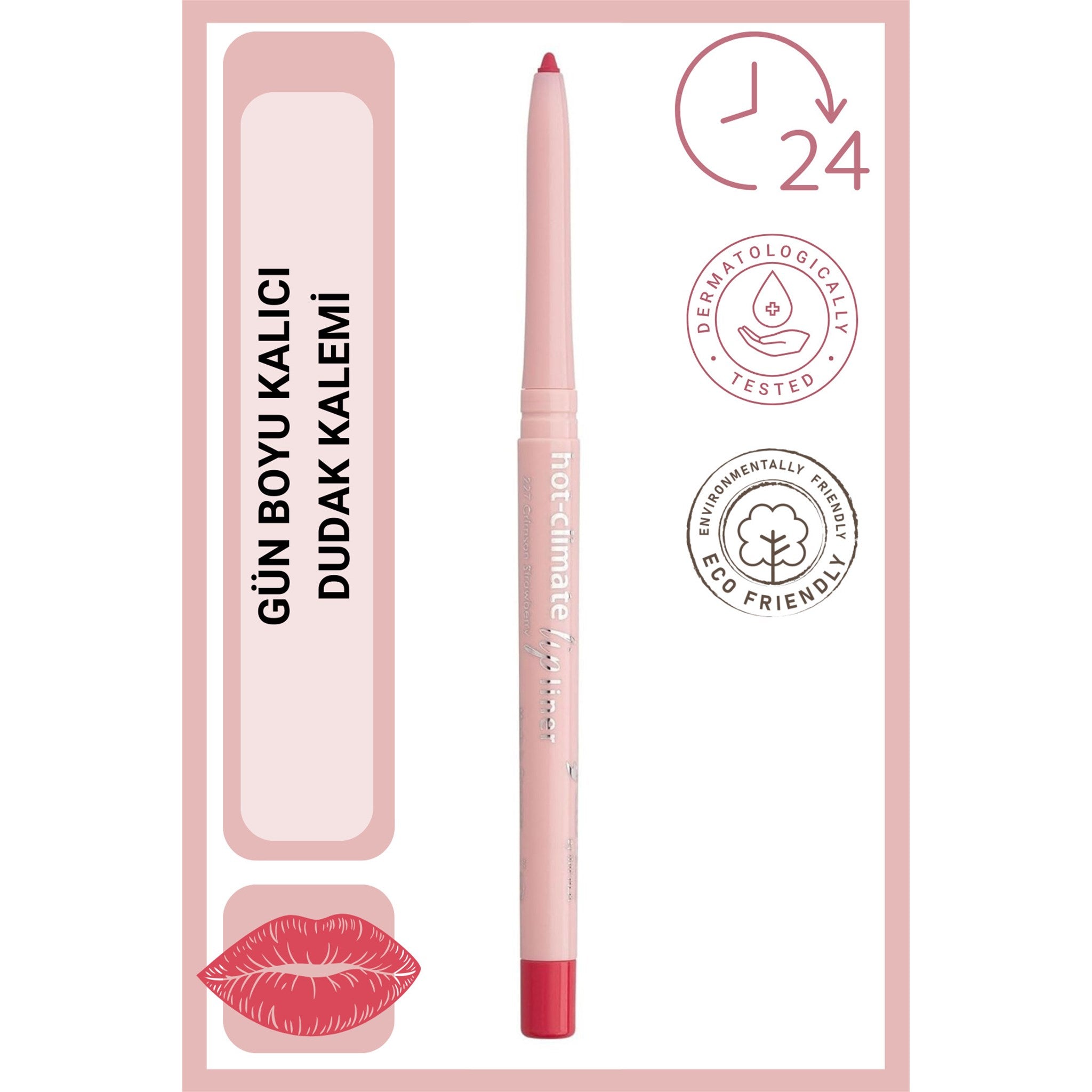 ORYX Lip Pencil Hot-Climate No: 201 Gül Kurusu