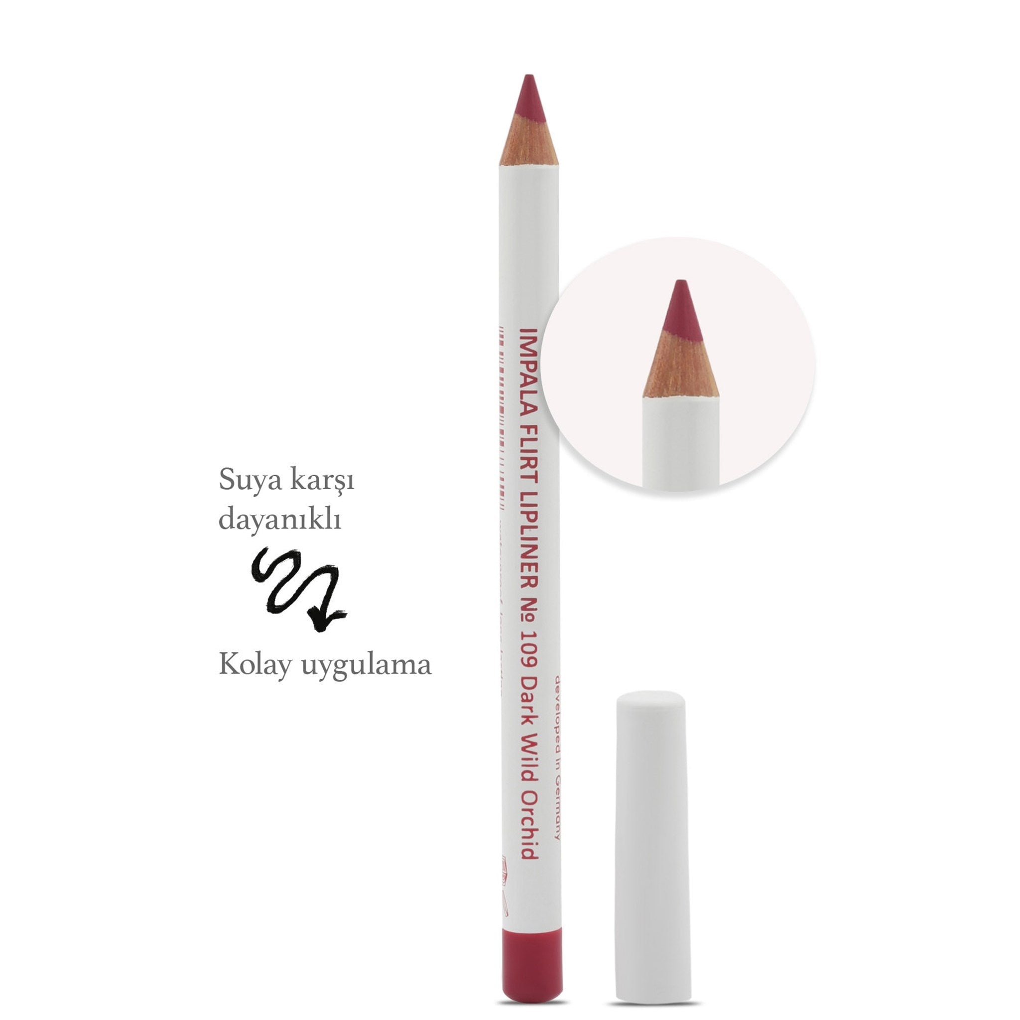 Dudak Kalemi - Flirt Pencil Lipliner No: 109(KOYU PEMBE)