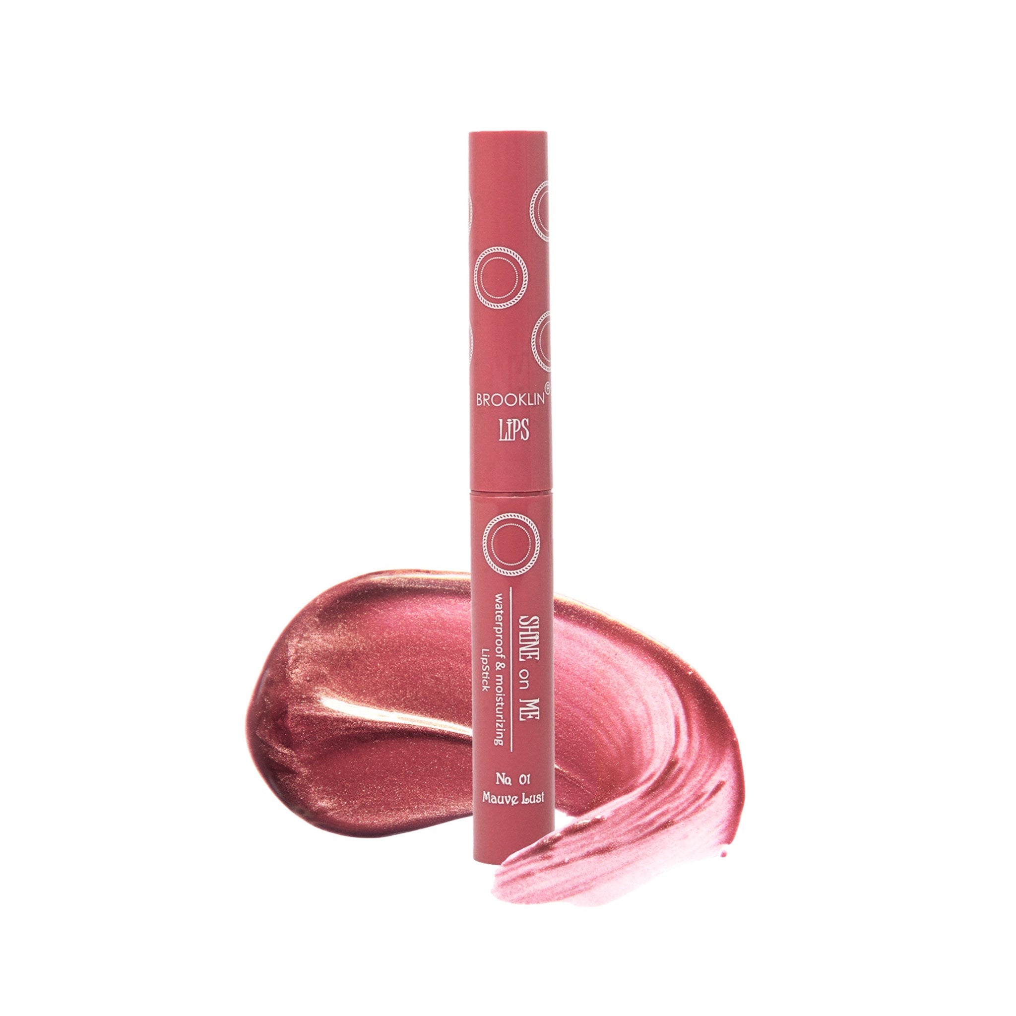 Ruj - LIPSTICK SHINE on ME No 01 mauve lust