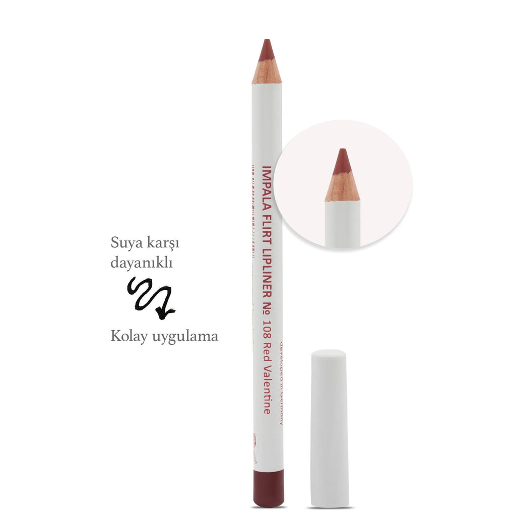 Dudak Kalemi - Flirt Pencil Lipliner No: 101(kızıl Kahve)