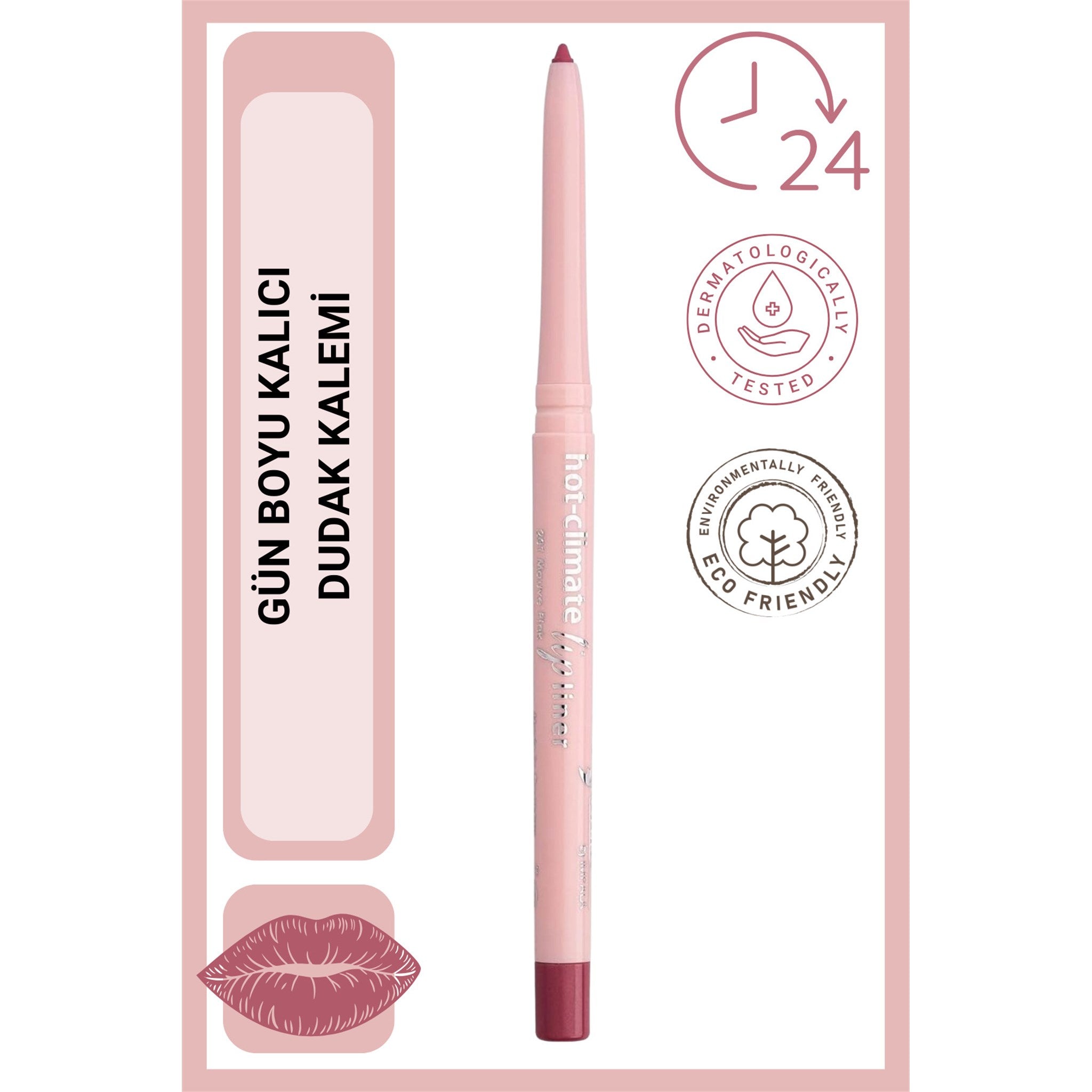 ORYX Lip Pencil Hot-Climate No: 201 Gül Kurusu