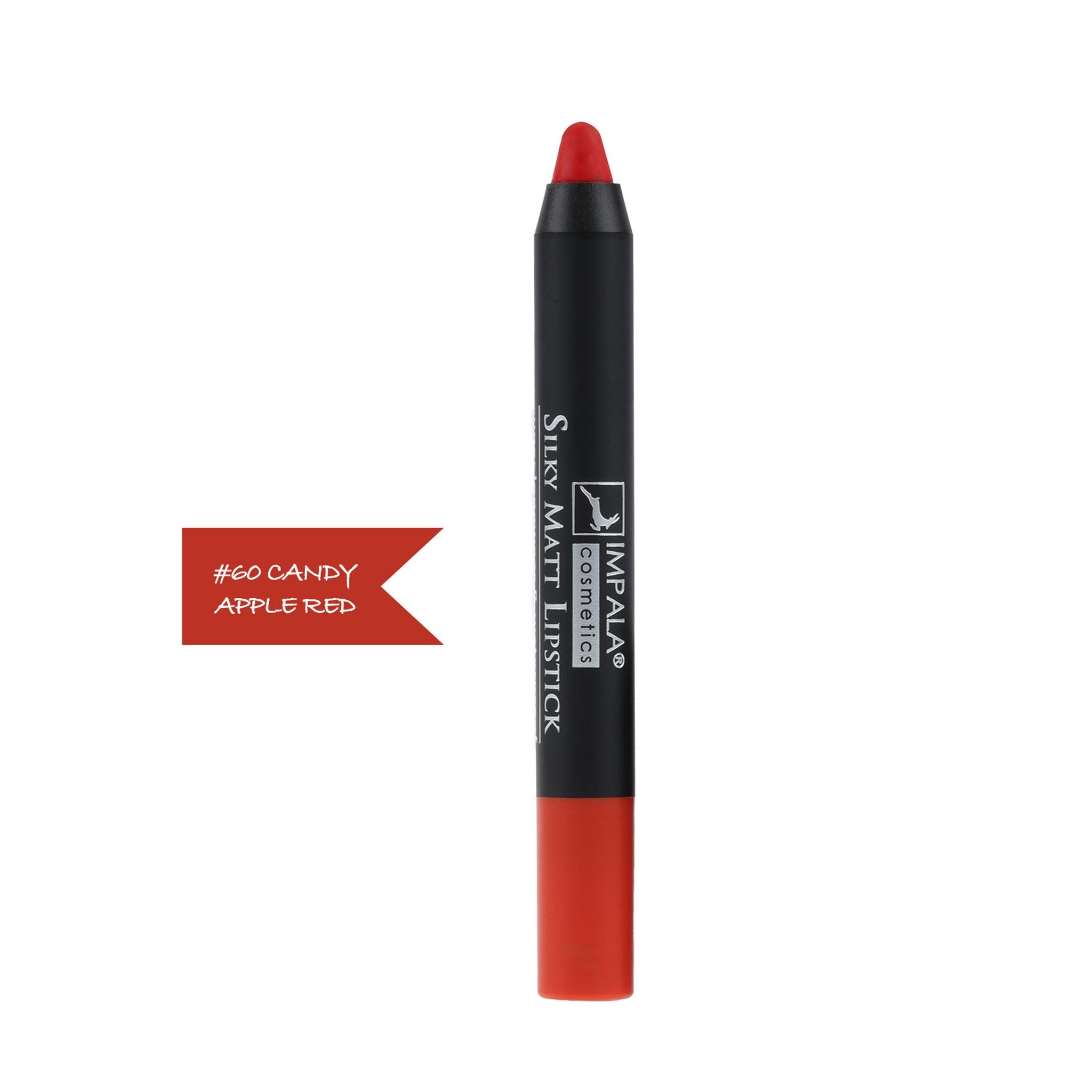 Dudak Kalemi - Silky Matt Lipstick - Uzun Süre Kalıcı & Suya Dayanıklı No 60 candy apple red