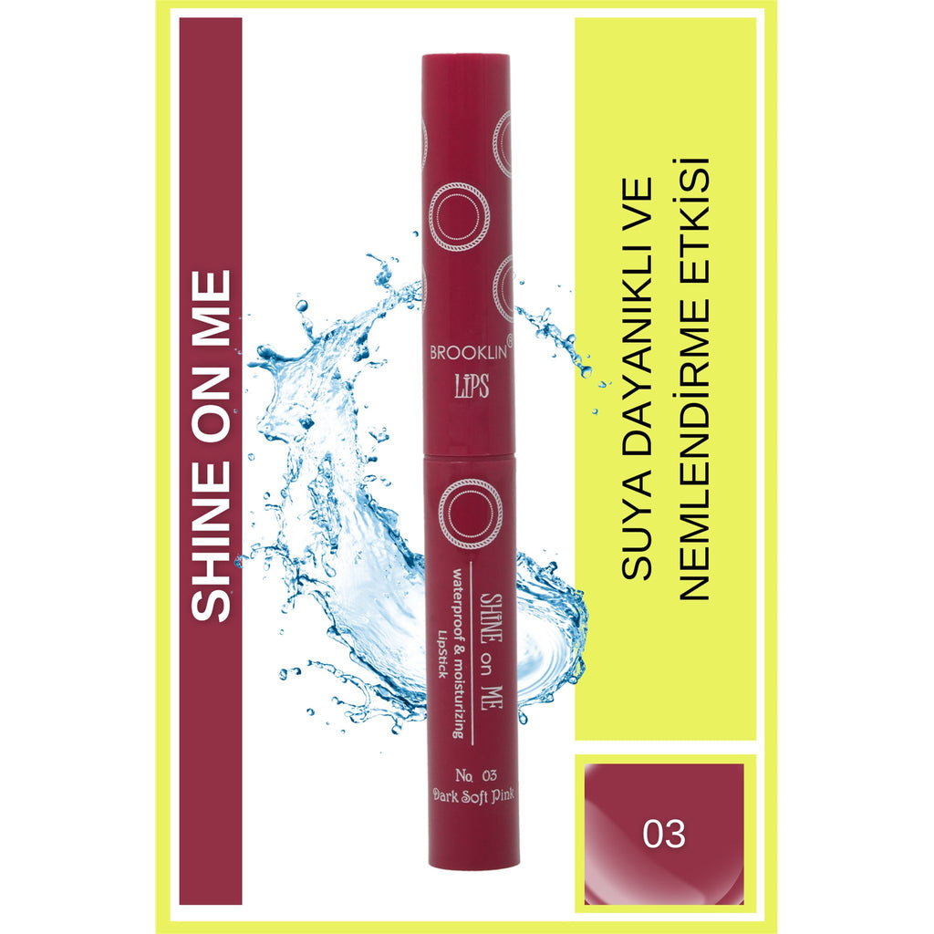 Ruj - LIPSTICK SHINE on ME No 10 Cassis