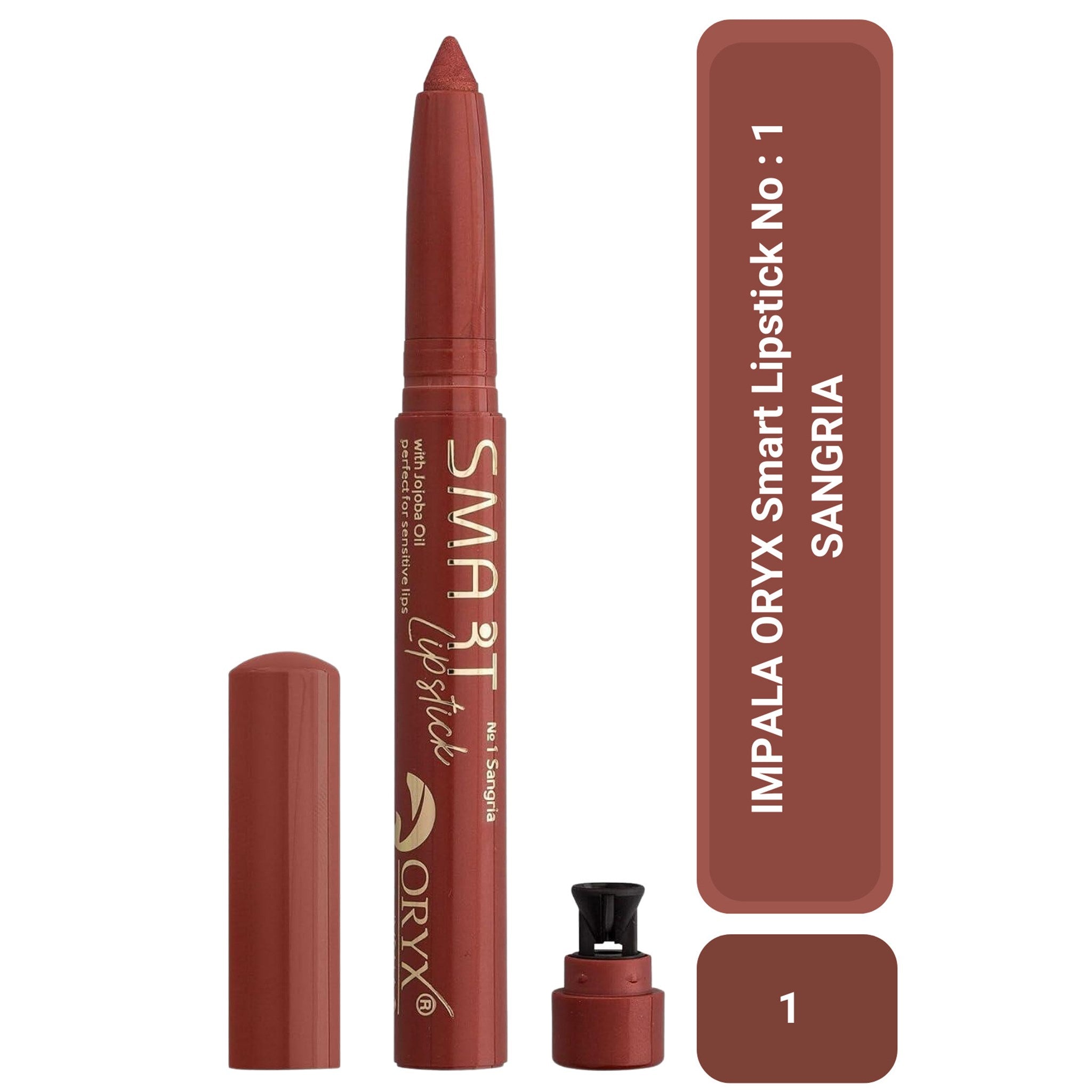 Ruj - ORYX Smart Lipstick No : 1 SANGRIA / KOYU KIRMIZI