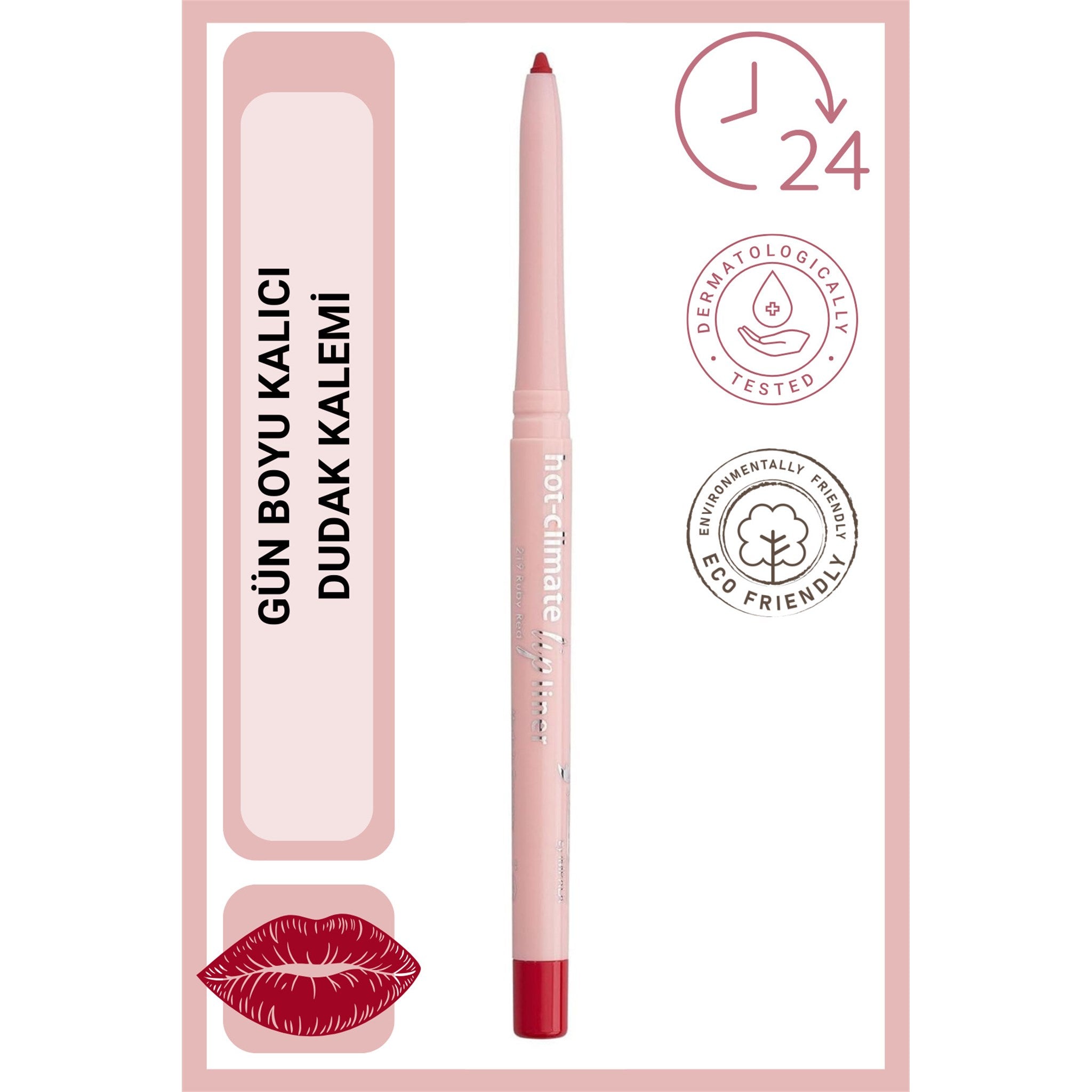 ORYX Lip Pencil Hot-Climate No: 201 Gül Kurusu